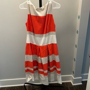 Sleeveless stripped Lauren dress.